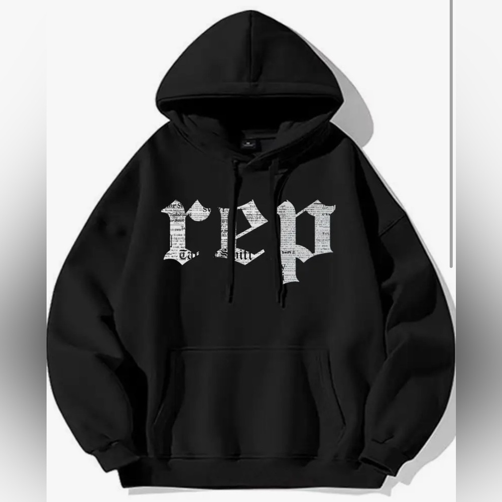 Taylor Swift XL Reputation Black Hoodie Album Merch Rep Unisex Adult X Large NEW